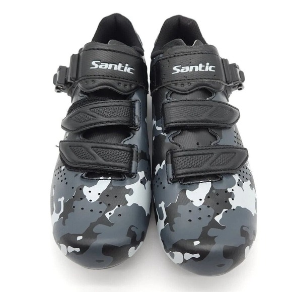 Ultro Santic Camo Ash Cycling (Mens Size 8 US 41 EU) Adjustable Stap Riding Shoe - Picture 2 of 8